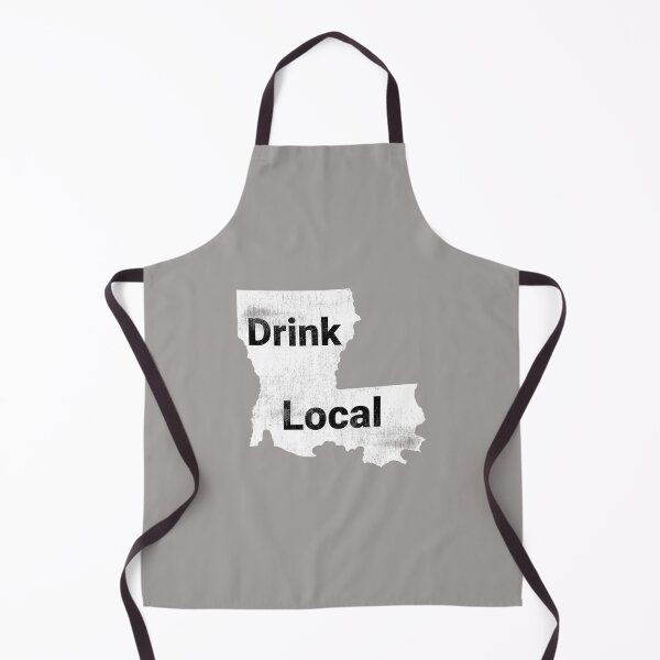 Item preview, Distressed Louisiana Drink Local Design designed and sold by Angela Mello.