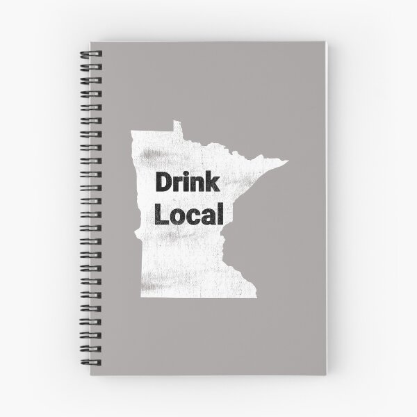 Artikelvorschau, Distressed Minnesota Drink lokales Design entworfen und verkauft von Angela Mello.