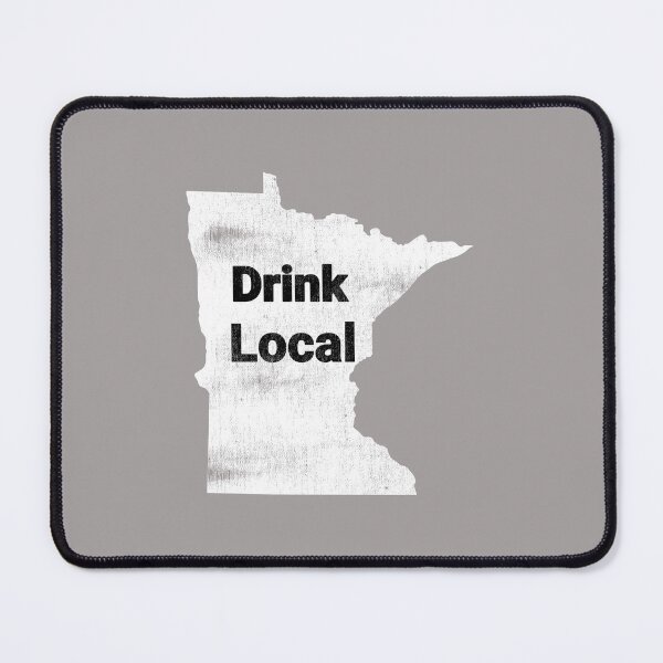 Item preview, Distressed Minnesota Drink Local Design designed and sold by Angela Mello.