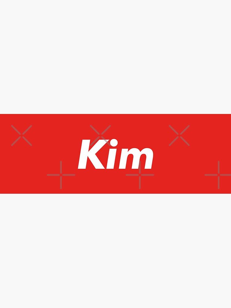 "Kim Name Kim" Sticker for Sale by OctaveTM Redbubble