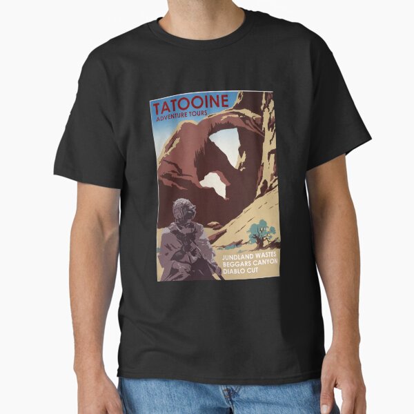 Vista previa del artículo con la obra «Excursiones de aventura en Tatooine», diseñado y vendido por INFIDEL.