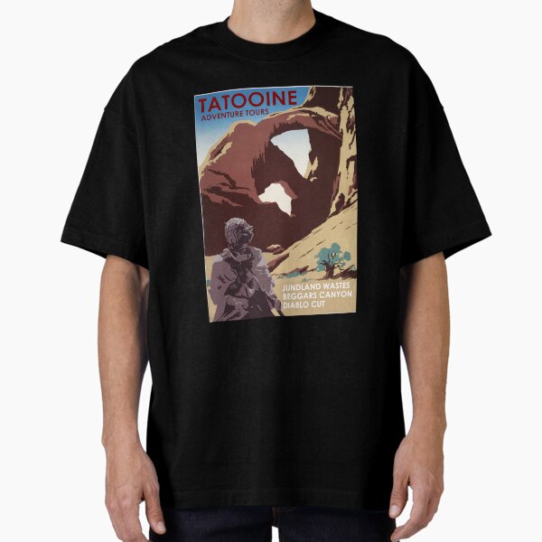 Vista previa del artículo con la obra «Excursiones de aventura en Tatooine», diseñado y vendido por INFIDEL.