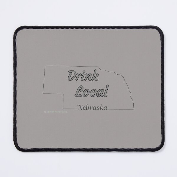 Item preview, Distressed Nebraska Drink Local Design designed and sold by Angela Mello.