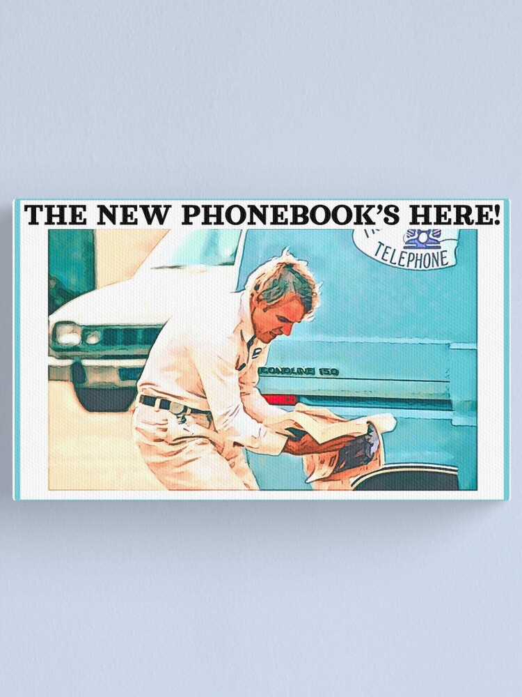 "The New Phone Book’s Here! / The Jerk" Canvas Print for Sale by