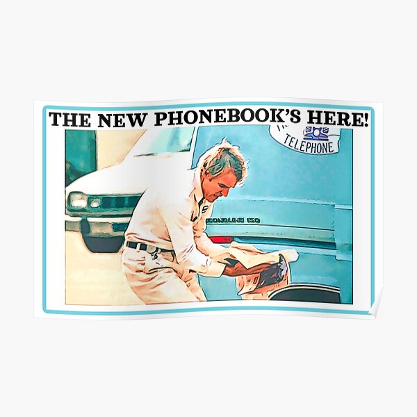 "The New Phone Book’s Here! / The Jerk" Poster for Sale by Cuttintees