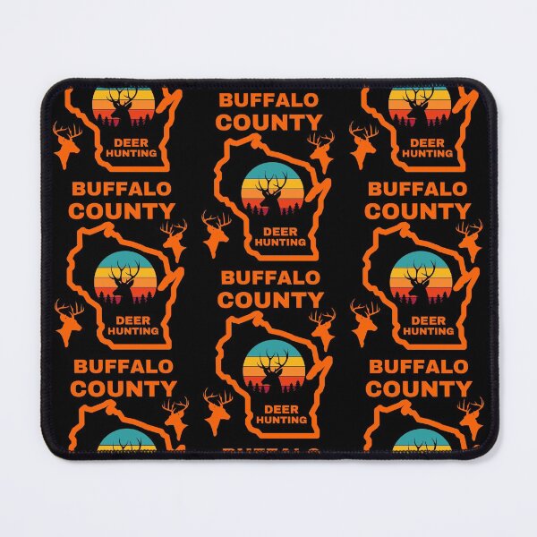 Item preview, Wisconsin Deer Hunter Buffalo County designed and sold by WoodburyLake.