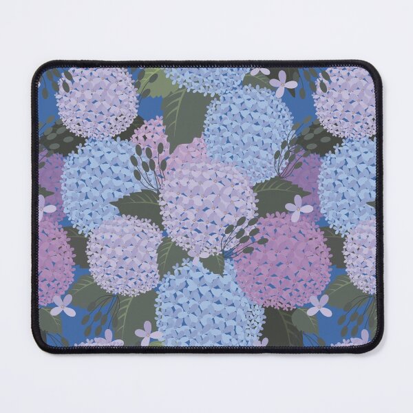Item preview, Hydrangea. A seamless pattern of light violet designed and sold by Nata-V.
