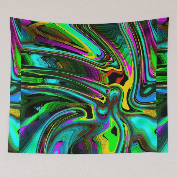 Item preview, Abstract Neon and Black  designed and sold by Zeons-Art.