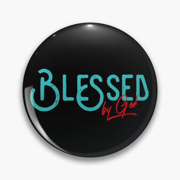 Item preview, Blessed by God, Christian Inspirational Design, Religious Sayings, By God in Red designed and sold by LifeCrush.