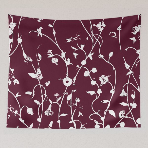 Item preview, "White flowers" pattern designed and sold by MC Art Studio.