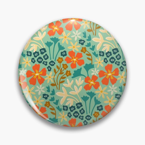 Item preview, PROFUSION BRIGHT TROPICAL FLORAL PATTERN - UnBlink Studio by Jackie Tahara designed and sold by Jackie Tahara of UnBlink Studio.