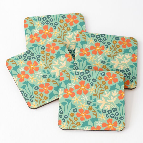 Item preview, PROFUSION BRIGHT TROPICAL FLORAL PATTERN - UnBlink Studio by Jackie Tahara designed and sold by Jackie Tahara of UnBlink Studio.