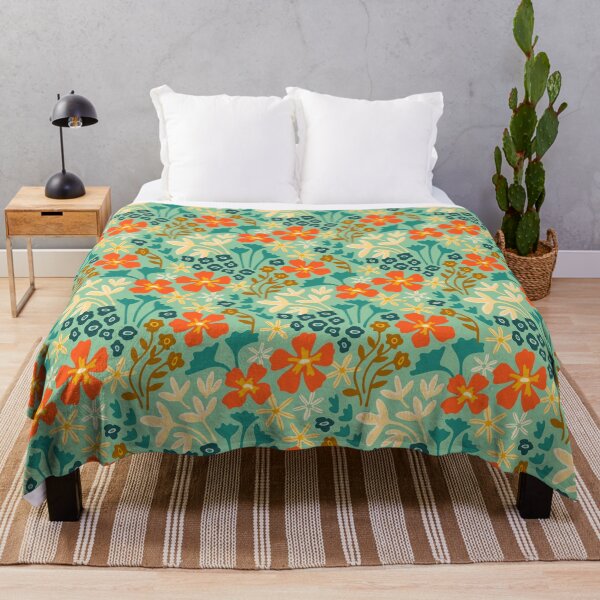 Item preview, PROFUSION BRIGHT TROPICAL FLORAL PATTERN - UnBlink Studio by Jackie Tahara designed and sold by Jackie Tahara of UnBlink Studio.