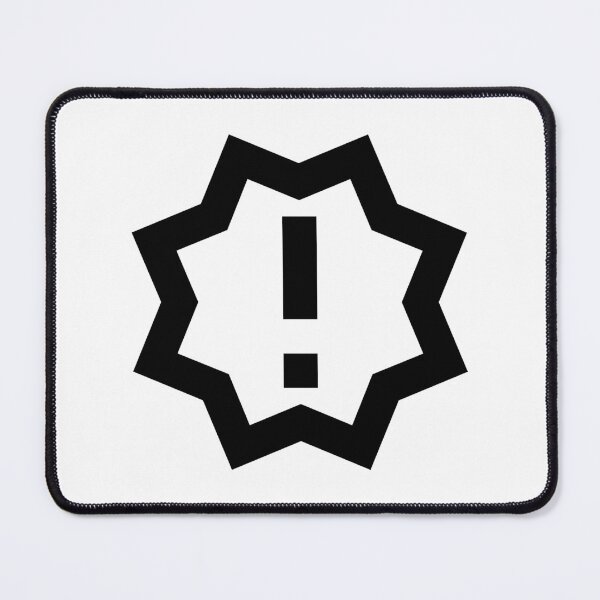 Item preview, MDI Alert-Octagram-Outline designed and sold by GnarlyFurtardo.