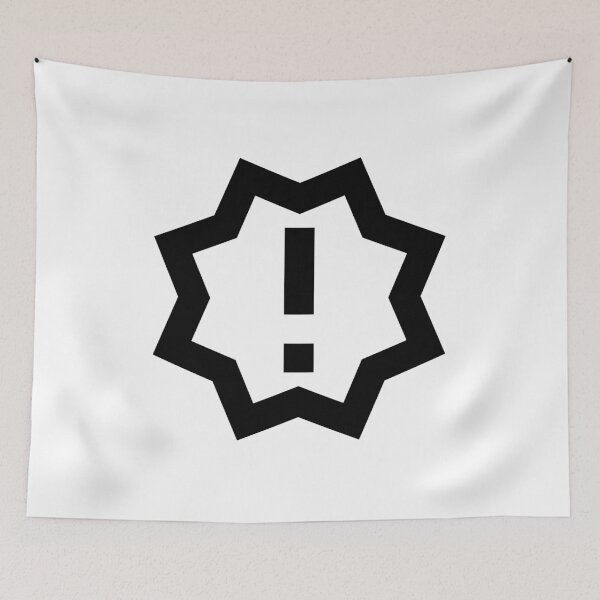 Item preview, MDI Alert-Octagram-Outline designed and sold by GnarlyFurtardo.