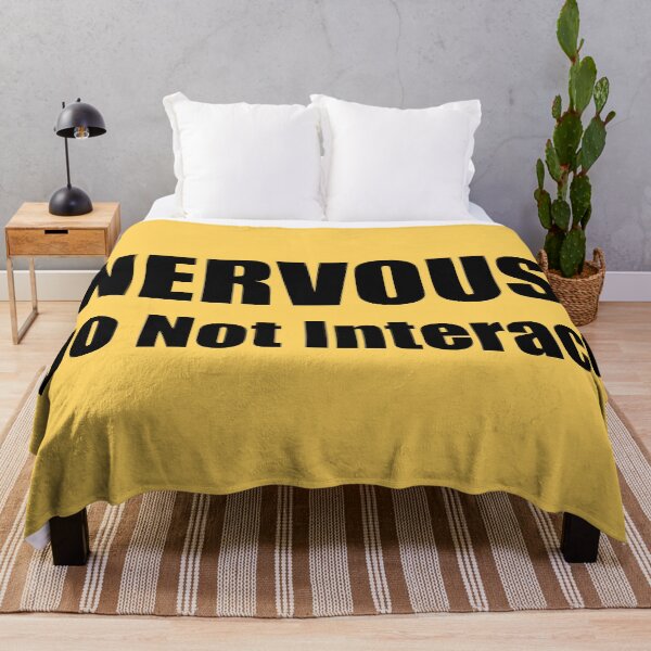 Item preview, NERVOUS: Do Not Interact - for nervous humans designed and sold by brodolo.