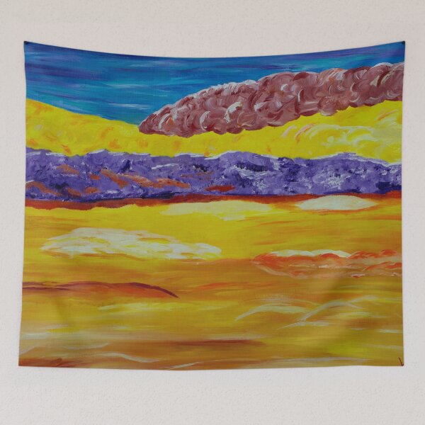 Item preview, Abstract Sunrise on the Clouds (Acrylic Painting) designed and sold by Lori Ackley.