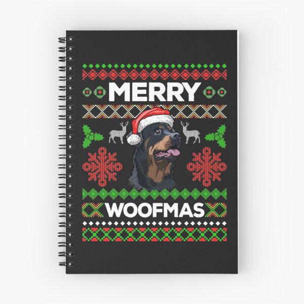 Item preview, Christmas woofmas Rottweiler dog Breed designed and sold by Clavitaps.
