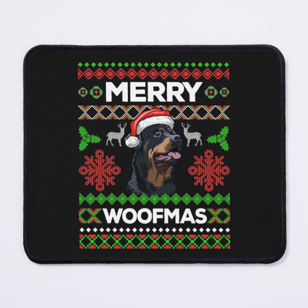 Item preview, Christmas woofmas Rottweiler dog Breed designed and sold by Clavitaps.