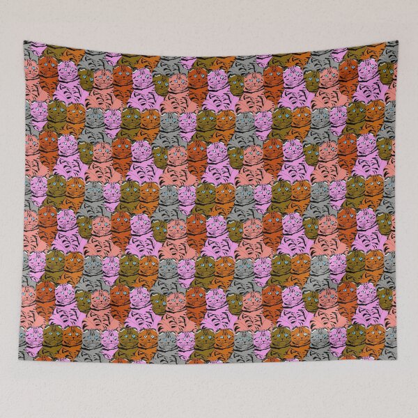 Item preview, Colorful Astonished Cats Pattern designed and sold by RafaelLima7.