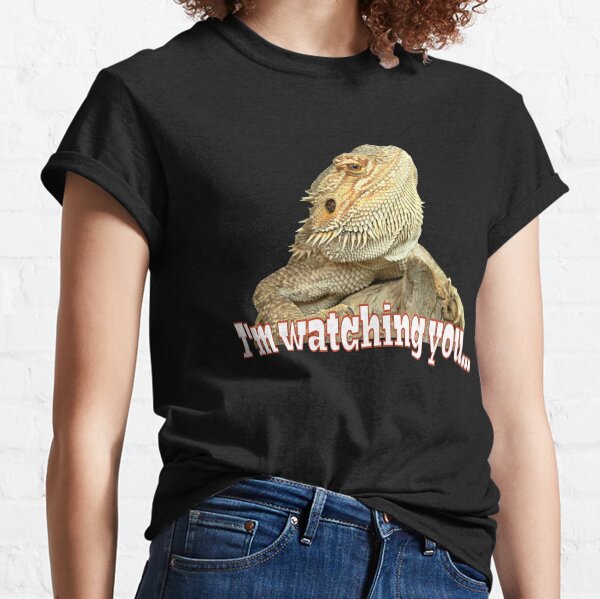 Bearded dragon watching you Classic T-Shirt
