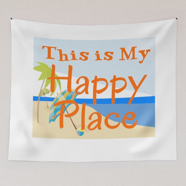 Item preview, BEACH - MY HAPPY PLACE designed and sold by CalliopeSt.