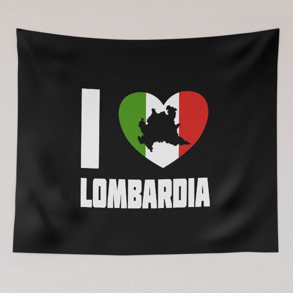 Item preview, I Love Lombardia - Italian Heart With Lombardy Silhouette designed and sold by molamode.
