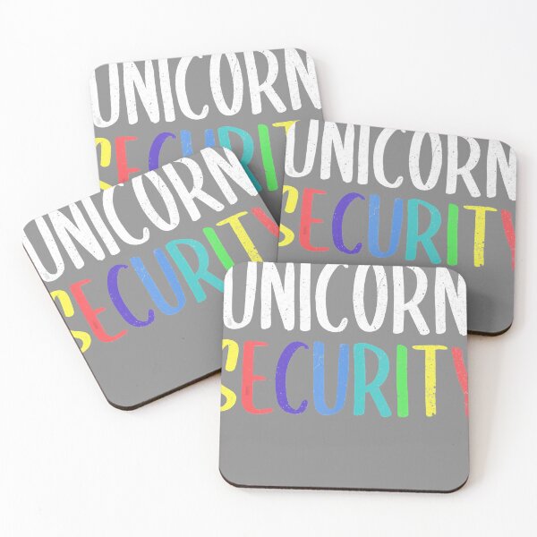 Item preview, Halloween Dad Mom Daughter Adult Costume, Unicorn Security Tank Top designed and sold by DyanStoy.