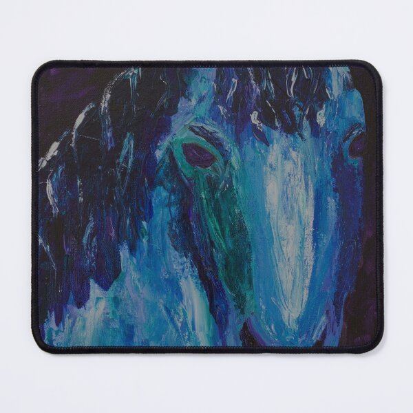 Item preview, Blue Horse (Acrylic Painting) designed and sold by Lori Ackley.