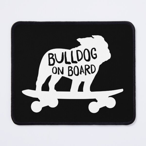 Item preview, Bulldog on Board | Dog Riding Skateboard designed and sold by Jenn Inashvili.