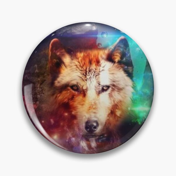 Item preview, Wolf Animal Face Dark Blue designed and sold by Rowena Jones.