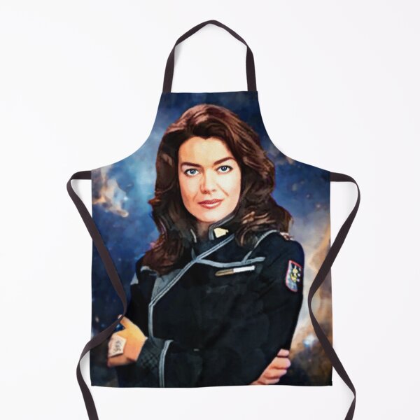 Item preview, Ivanova in Uniform Watercolor Pen Portrait designed and sold by orionlodubyal.