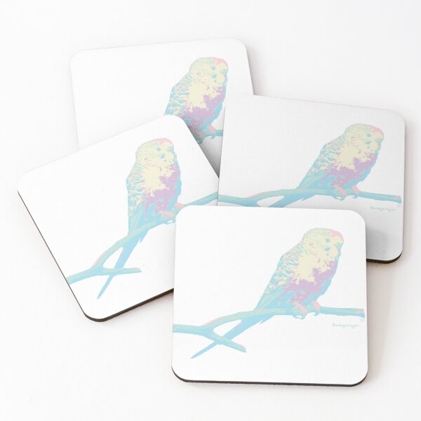 Item preview, Pastel Budgie designed and sold by pmartdesign.
