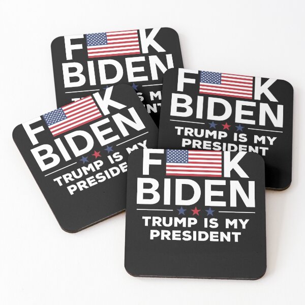 Item preview, Fuck Biden Trump is my President USA Flag designed and sold by zmallatpyp12.