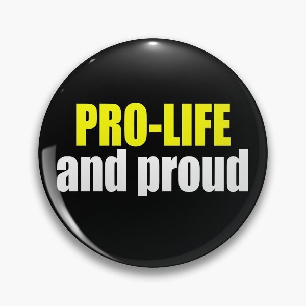 Item preview, Pro-Life and proud designed and sold by TheCatholicLady.