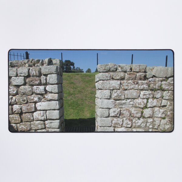 M.I. #122 |☼| Rocks And Bricks - Shot 15 (Hadrian's Wall) Desk Mat
