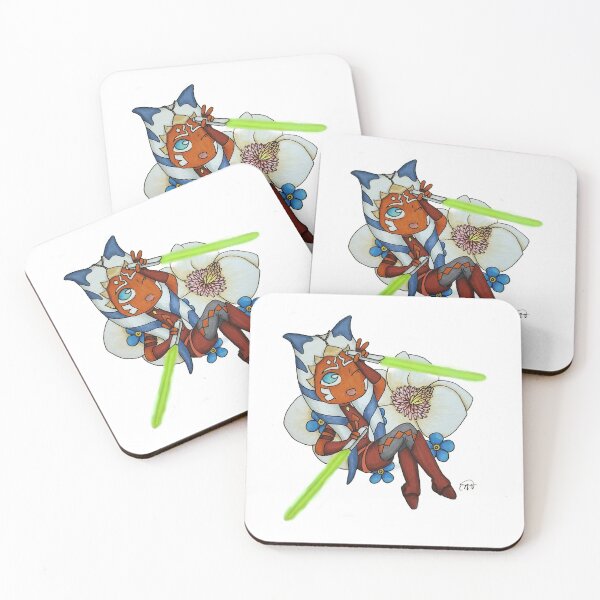 Item preview, Ahsoka with Florals designed and sold by Red-can-draw.