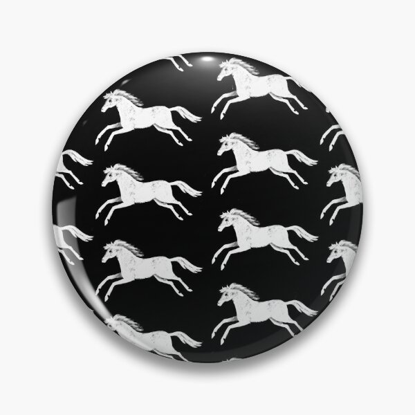 Item preview, White horses running designed and sold by marthaseahorse.
