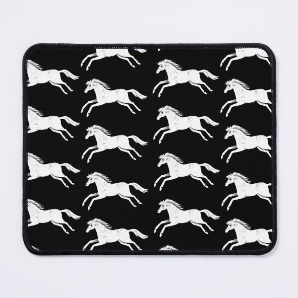 Item preview, White horses running designed and sold by marthaseahorse.