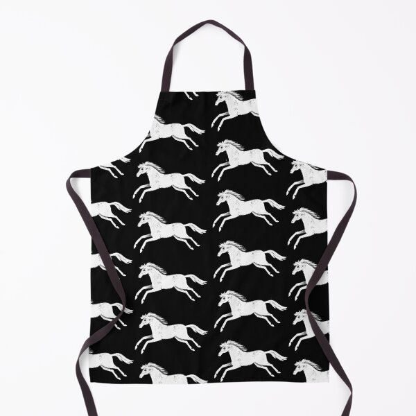 Item preview, White horses running designed and sold by marthaseahorse.