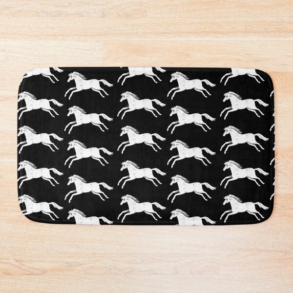 Item preview, White horses running designed and sold by marthaseahorse.