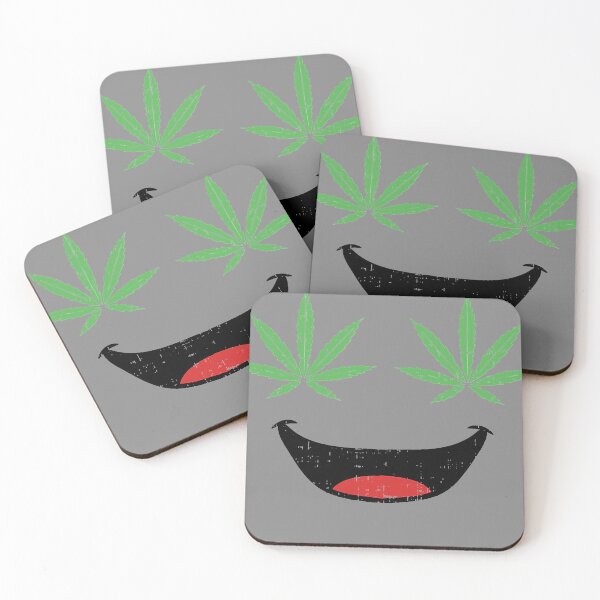 Artikelvorschau, Halloween Emojis High Stoned Weed Smile Eyes Kostüm entworfen und verkauft von DyanStoy.