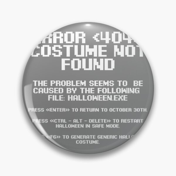 Artikelvorschau, Halloween Error 404 Kostüm nicht gefundenes Kleid, lustiger Geeky entworfen und verkauft von DyanStoy.