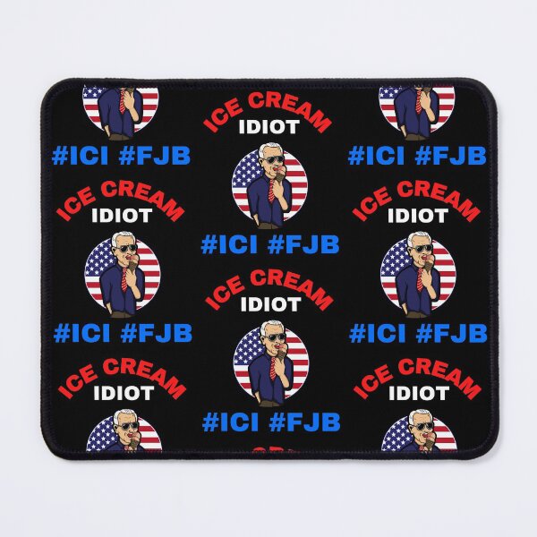 Item preview, Ice Cream Idiot #ICI #FJB designed and sold by WoodburyLake.