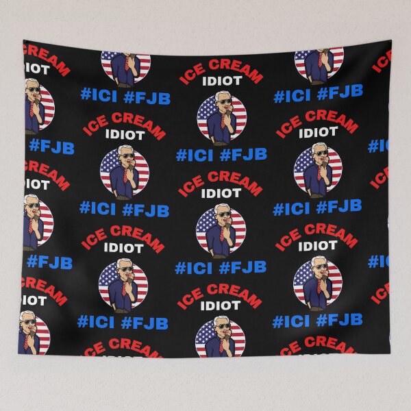 Item preview, Ice Cream Idiot #ICI #FJB designed and sold by WoodburyLake.