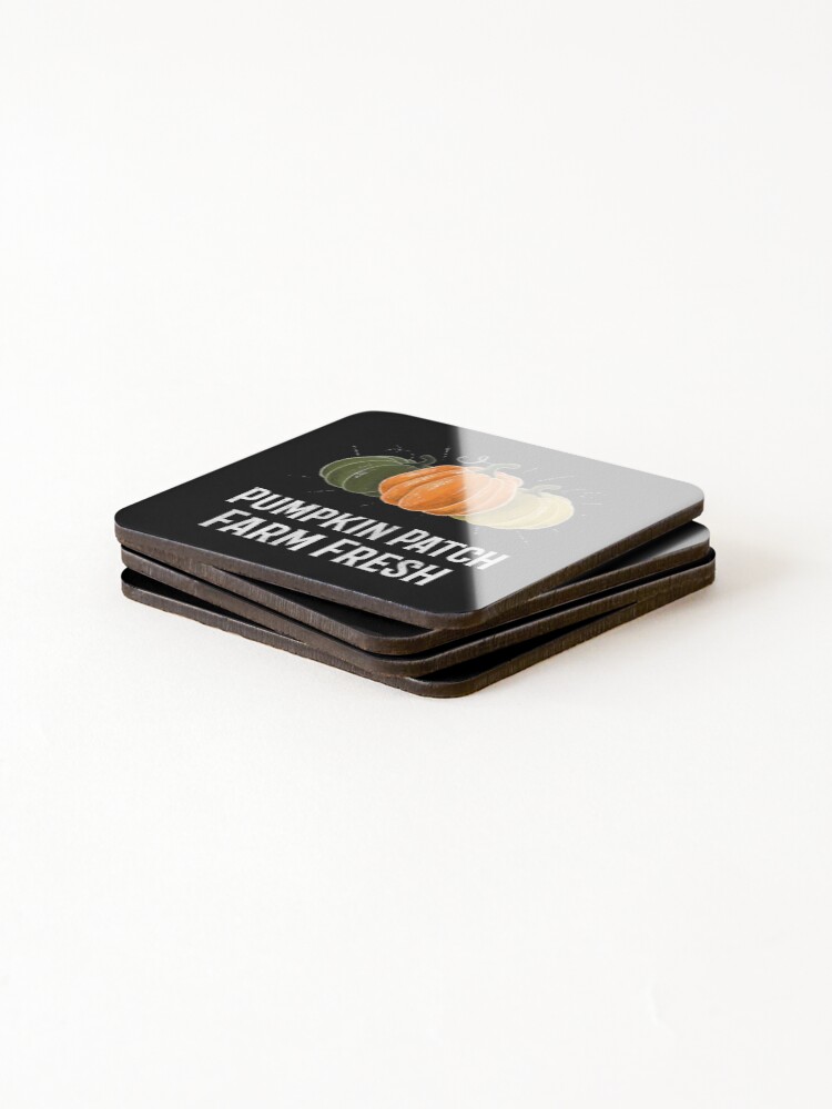 Thumbnail 4 of 5, Coasters (Set of 4), pumpkin patch farm fresh designed and sold by RheaRealm.