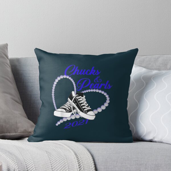Item preview, Chucks Pearls Kamala Harris converse designed and sold by RachelCine.