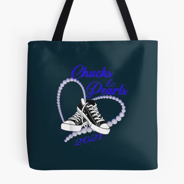 Item preview, Chucks Pearls Kamala Harris converse designed and sold by RachelCine.