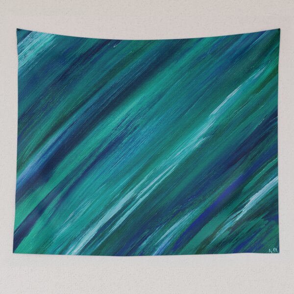 Item preview, Diagonal Falls (Acrylic Painting) designed and sold by Lori Ackley.