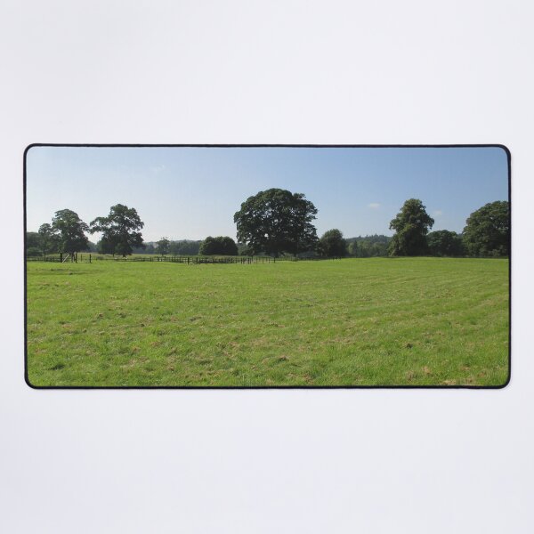 M.I. #117 |☼| Distant Love Heart Pareidolia Trees (Hadrian's Wall) Desk Mat